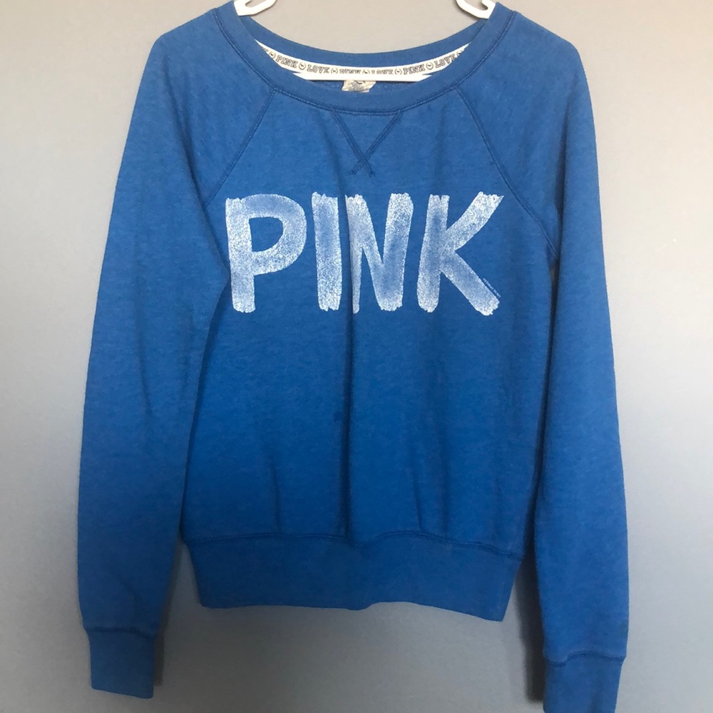 Victoria Secrets PINK Sweatshirt, Blue, Women’s XS
